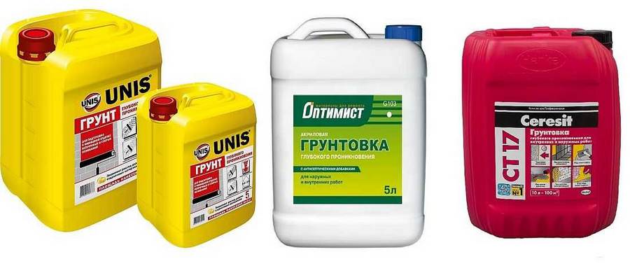 Грунтовка глубокого проникновения: лучшие марки, расход, способы нанесения