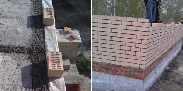 Стены здания