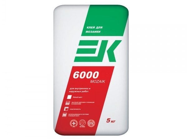 Клей для плитки MOZAIK EK-6000