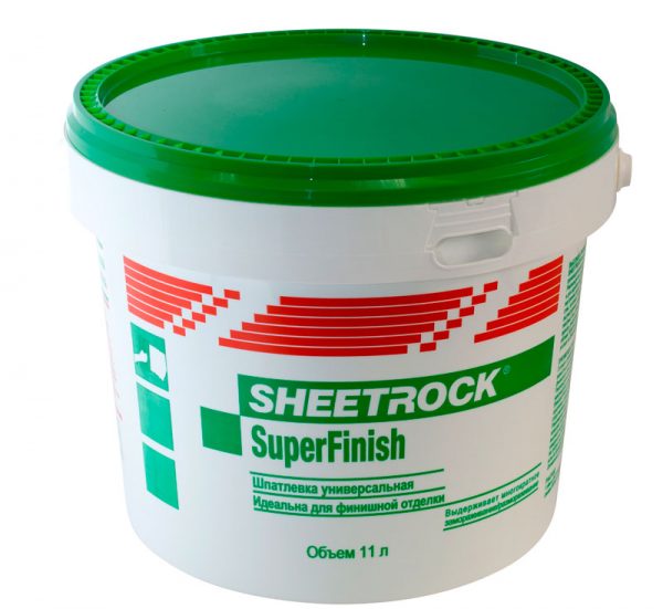 Готовая шпатлевка для гипсокартона SuperFinish