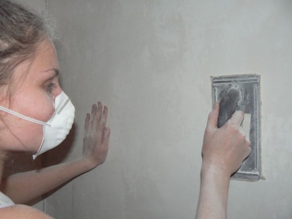 Защитные устройства для шлифовки стен