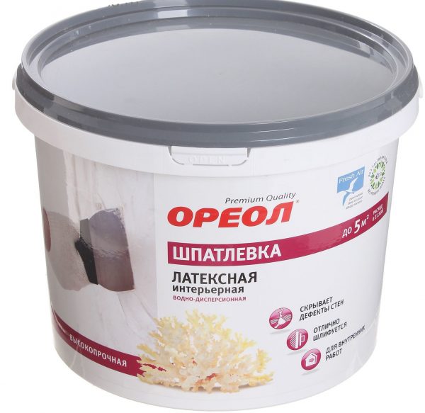 Водно-дисперсионная латексная шпатлевка