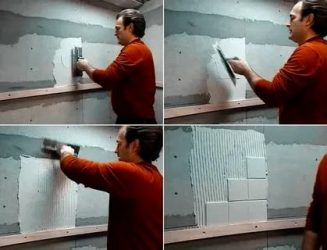 Как приклеить плитку к гипсокартону в ванной?
