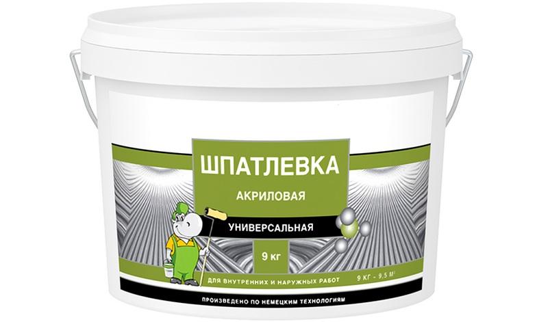Акриловая шпатлевка устойчива к экстремальным температурам
