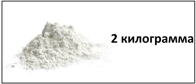 Мел просеянный