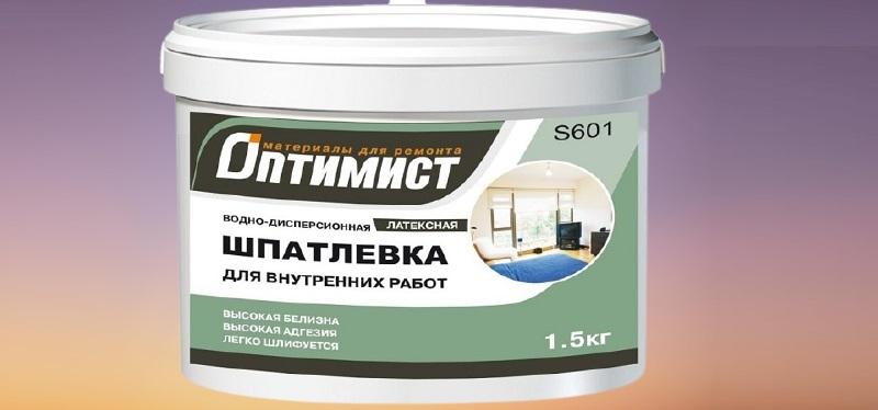Водно-дисперсионная шпатлевка предназначена для качественной отделки рабочих поверхностей